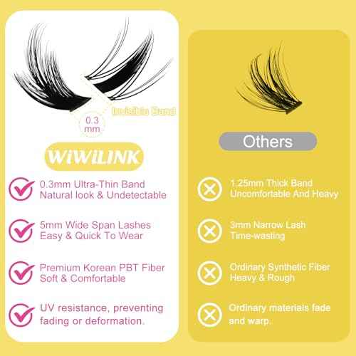 Lashes California Sunset Kit Manga Lash Clusters Kit 8-18mm Wispy Eyelash Clusters DIY Lash Spikes Waterproof Anime Extension 0.3mm Ultra-Thin Band Individual Cluster Eyelash Extensions Kit