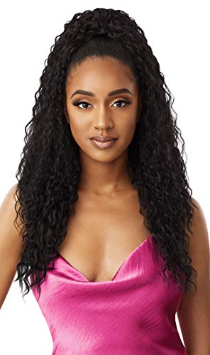 Outre PRETTY QUICK DRAWSTRING PONY Fabulous Looking Long Curly Wave Premium Synthetic High Heat Friendly Limitless Look Hair Pieces Ponytail - SHAYLA 26" (2)