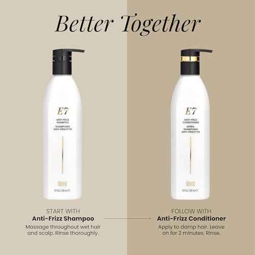 ALOXXI E7 Anti-Frizz Shampoo for Color-Treated Dry Damaged Hair Moisturizing & Strengthening with Cleansing Oils & Antioxidants, 33.8 Fl Oz