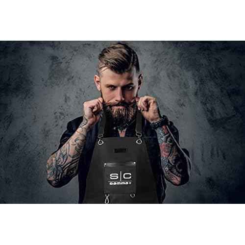 StyleCraft Heavy Weight Waterproof Professional Barber-Salon Apron Cross Back Strap and Pockets