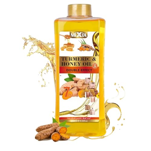 Dyale Turmeric Oil, Turmeric Oil for Skin, Natural Moisturizing Nourishing for Face and Body Oil For All Skin Types (250ml)