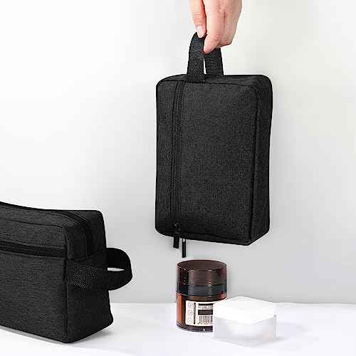 Paterr 32 Pcs Travel Toiletry Bag for Men Women Large Water Resistant Shaving Bag Hanging Cosmetic Bag Makeup Travel Pouch Foldable Toiletry Organizer with Divider Handle for Toiletries Accessories
