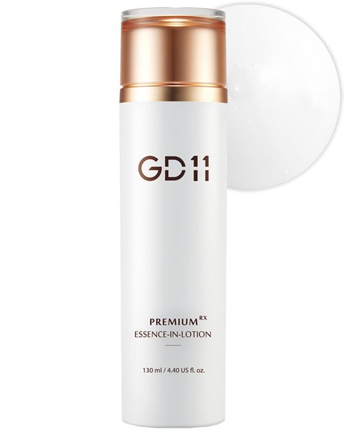 GD11 Premium RX Essence in Lotion | Moisturizing & Anti-Aging Face Lotion with Stem Cell Extract & Ceramide | Strengthen Skin Barrier & Anti-Wrinkle Firming Emulsion for Skin Smoothing, 4.4 fl.oz.