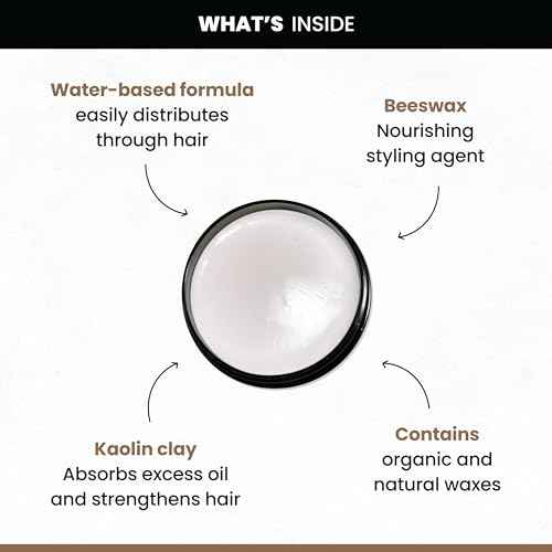 Billy Jealousy Stable Condition Matte Cream for Men with Natural Hold and Matte Finish, Reworkable, Lightweight, Water Based Hair Styling Product, Vanilla & White Musk Scent, 3 Oz.