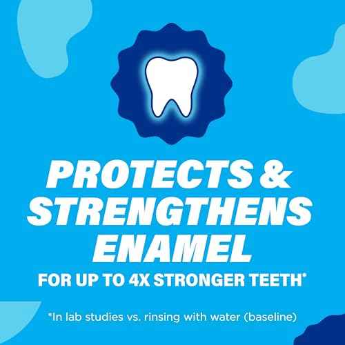 ACT Kids Anticavity Fluoride Mouthwash, Sugar & Alcohol Free Mouth Rinse Strengthens Teeth, Simply Strawberry, 16.9 fl. oz.(Pack of 3)