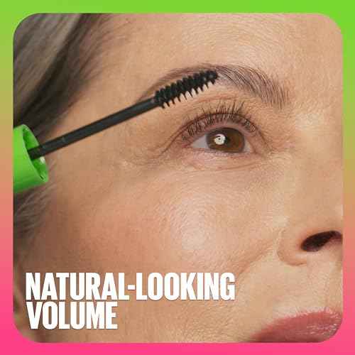 Maybelline Great Lash Washable Mascara Makeup, Volumizing Lash-Doubling Formula That Conditions As It Thickens, Blackest Black, 2 Count