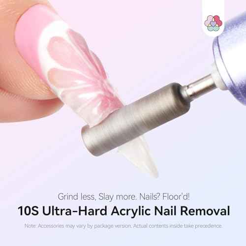 SAVILAND Advanced 50000 RPM Nail Drill Professional: Aluminium Alloy 10S Fast Removal Electric Nail File Portable Nail Filer Electric Nail Drill Bits Pro Acrylic Nail Manicure Nail Tools