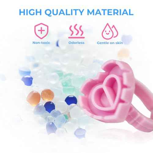 300Pcs Glue Rings Lash Glue Rings for eyelash extention Supplies Lash Tech Holder Lovely Pink Heart Shape