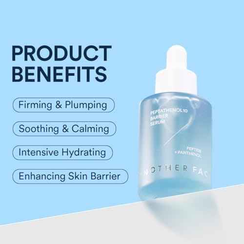 ANOTHER FACE PEPTATHENOL10¢â BARRIER SERUM 1.35 Fl. Oz. | Multi Peptide for face, Total Package Serum, Glowing & Firming for Skin Barrier, Soothing & Calming, Hydrating, Vegan, Korean Skin Care