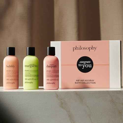 philosophy scent-sational hydrating bath & shower gels - efficiently cleanses, soothes & comforts dry skin - vegan & cruelty free formula