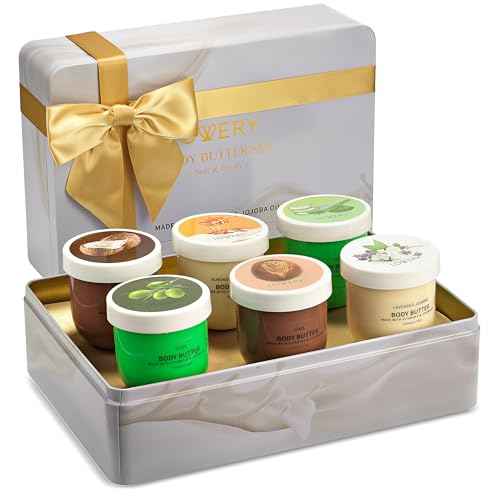 Christmas Gifts for Women - Whipped Body Butter Scented Body Lotion Set 36oz - Skincare Gift Set Self Care Gifts for Women, Shea Butter Lotion Moisturizing Cream, Mom, Grandma Gift Box