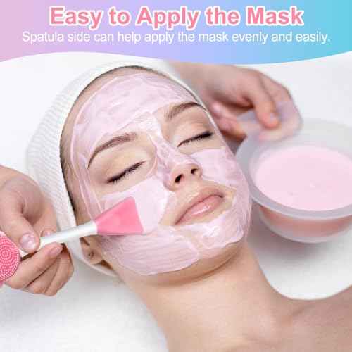 Silicone Face Scrubber Face Mask Brush Exfoliating Lip Cleansing Facial Cleansing/Wash Brush Exfoliator Blackhead Skin Care Tool Makeup Removes Dead & Dry Skin for Women Grils Men