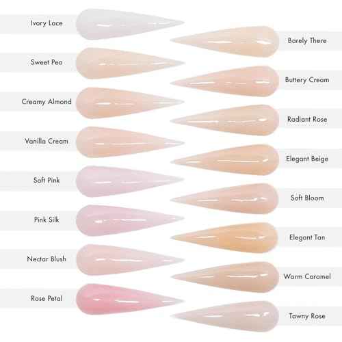 MakarttPro Acrylic Powder - 56g/2oz Nail Cover for Extension, Perfect for Professional Private Nail Technicians - Color: Cherry Mist