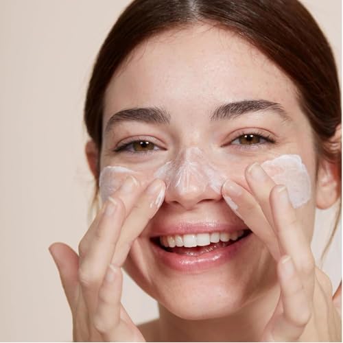 The Face Shop Rice Water Bright Rice Bran Gentle Exfoliating Cleanser - Hydrating, Moisturizing & Brightening Face Cleanser - Vegan Exfoliating Face Wash Face Scrub - Korean Skin Care Face Exfoliator