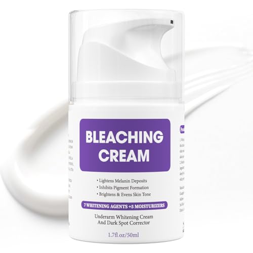 Dark Spot Remover for Body, Skin Bleaching Cream with Vitamin C for Intimate Areas, Skin Lightening Cream Dark Spot Corrector for Underarms, Knees, Face, Elbows, Inner Thighs & Bikini Line,1.7fl oz