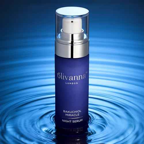 Bakuchiol Miracle Night Serum - Retinol Serum for Face - Restores Luminosity, Firms, Plumps and Hydrates Skin - Facial Moisturizer - 1 oz