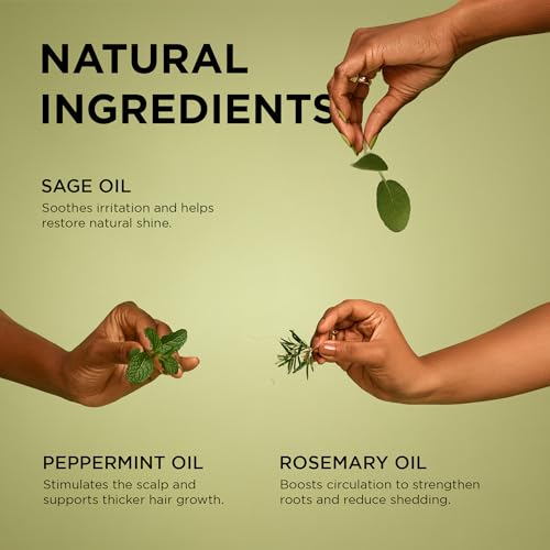 African Pride Feel It Formula Hair Strengthening Oil ? Hair Oil with Rosemary, Peppermint & Sage ? Hydrates Hair, Helps Strengthens Roots & Promotes Growth | 4oz (Pack of 3)