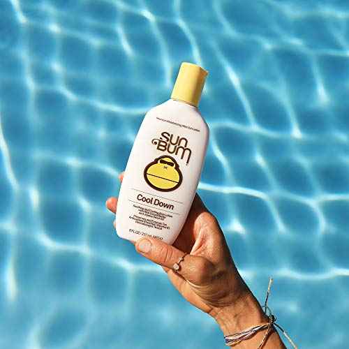 Sun Bum Cool Down Aloe Vera Lotion Vegan After Sun Gel With Cocoa Butter To Soothe and Hydrate Sunburned Skin, 8 oz (Pack of 2)
