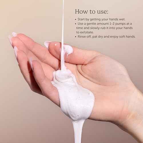 Nectar Life Exfoliating & Moisturizing Hand Wash 3-Pack, Volcanic Pumice for Hand Scrub, Shea Butter Softens Hands, Clean Vegan Ingredients, Lemon Scent