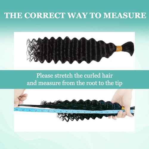Human Braiding Hair for Boho Braids T30 24 Inch 150g 6 Bundles/Pack Deep Wave Boho Hair for Braiding 100% Virgin 12A Boho Hair for Braiding No Weft Ombre Braiding Hair Human Hair Extensions