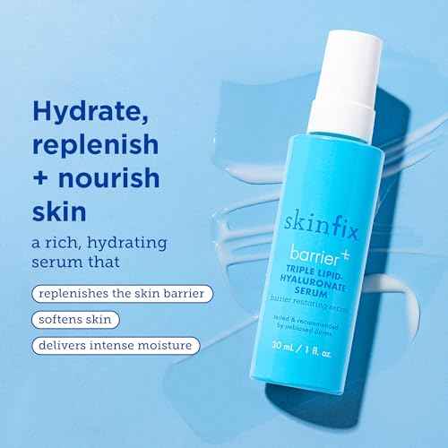 Skinfix Triple Lipid-Hyaluronate Serum - 1 oz - Hydrating Face Serum for Lasting Moisture and Radiance - Visibly Smooths Fine Lines - Non-Comedogenic - Vegan, Cruelty Free