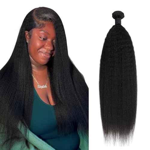 IDN BEAUTY 15A Cambodian Raw Human Hair Bundles Natural Black Weave Bundles Unprocessed Raw Hair Bundles Double Weft Full-Length Strands Full Thick Ends KS YK Human Hair 22 Inch