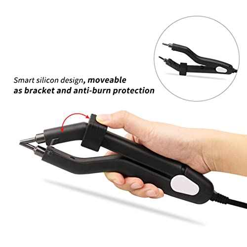 Sonew Fusion Hair Extensions Tool, Professional Heat Iron Connector Wand for Hair Extensions, 100-240V, Titanium Heater Surface, US Plug