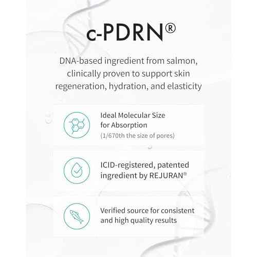 REJURAN¢ç Turnover Ampoule, c-PDRN¢ç [Larger Size] - Original Salmon DNA PDRN Face Serum for Rejuvenation, Firming, Hydration & Youthful Glow, Smooths Skin Texture. Korean Skincare (1.69 fl oz)