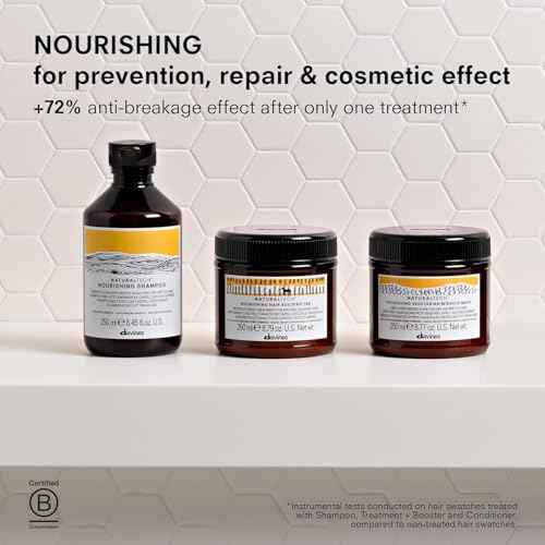 Davines Naturaltech NOURISHING Vegetarian Miracle Mask, Deep Moisturizing For Dry And Brittle Hair, 8.77 Fl. Oz.