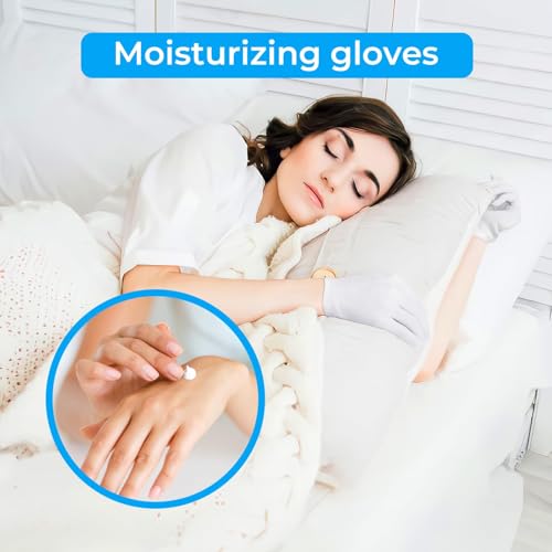 100% Cotton Women's Gloves - 10 Pairs, White, Dry Hands Eczema - Serving - Archival Coin Jewelry Inspection