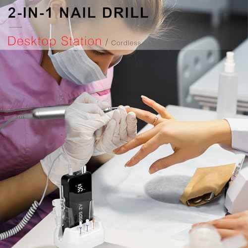 AZ GOGO 35000RPM Handpiece for TP301 Coreless Nail Drill Machine Professional