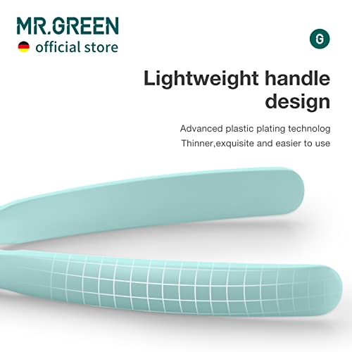 MR.GREEN Toenail Clippers Stainless Steel Ingrown Nail Cutter Thick and Hard Nails Pedicure Manicure Tools (Green+Nail Remover)