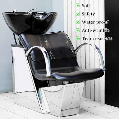 Salon Chair Cover Protectors,Clear Square Hairdressing Chair Back Covers for Fits Most Standard Chairs,Reinforced Precision Sewn Clear Covers to Prevent Damage to Spa/Salon Chairs (3)