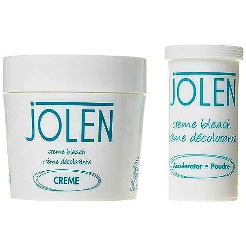 Jolen creme bleach lightens dark hair 30ml (6 Pack)