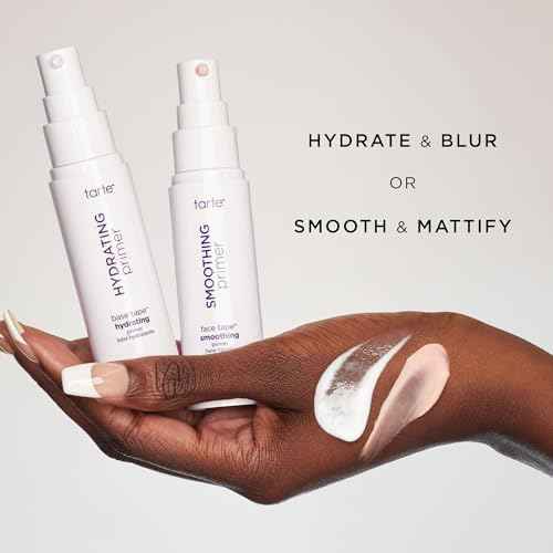 tarte face tape smoothing primer ? Infused Weightless Longwear Makeup Primer with Hyaluronic Acid & Snow Mushroom to Hydrate, Blur & Smooth appearance, Soft Matte Finish, Vegan & Cruelty Free