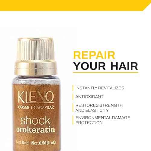 Shock OroKeratin 24K Gold + Keratin | 12 ampoules 0,50 fl Oz (15cc.)