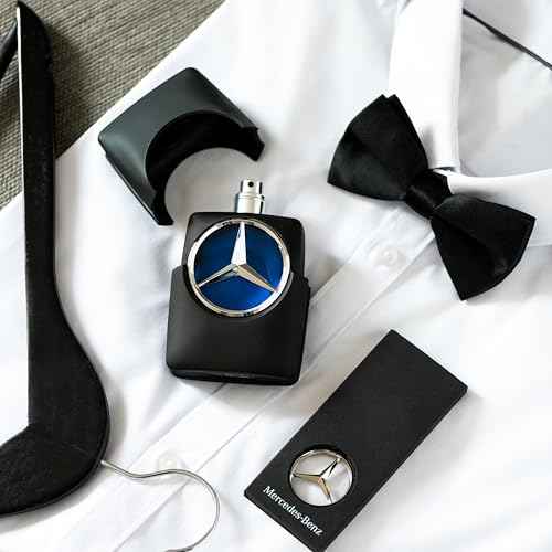 Mercedes Benz Sign Giftset - Mens Cologne Set - Shower Gel Body Wash and Perfume for Men - Cologne for Men - Pear, Cedar, Oakmoss Fragrances - 3 Pc