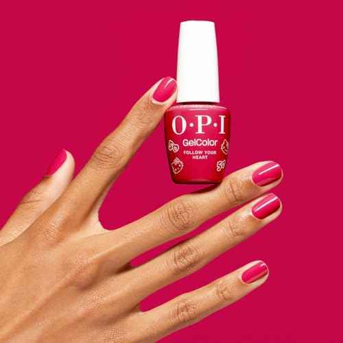 OPI GelColor Gel Nail Polish | Opaque Cr?me Metallic Shimmer UV Cure Gel Nail Polish | Hello Kitty Limited Edition Collection