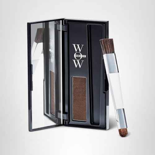 COLOR WOW Root Cover Up, Medium Brown – Instant Grey Coverage and Temporary Touch-Up, Water and Sweat Resistant, No mess Award-Winning Formula
