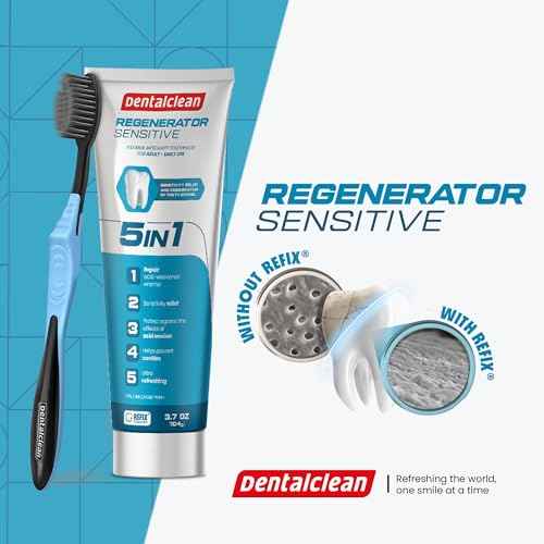 Pack of 3 Regenerating Tooth Gel - Natural Mint, Enamel Regeneration and Cavity Prevention - 3.7 oz 104g