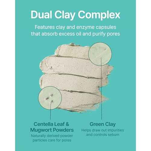 CENTELLIAN 24 Madeca Acnience Pore Pack Cleanser (4.05fl oz) - Dual Action Clay Cleanser & Mask for Pore Minimizing, Sebum Control, Removes Impurities, Korean Skin Care. Centella Asiatica, Tecalming.