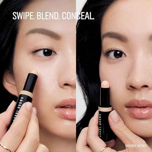 Bobbi Brown Skin Concealer Stick | Long-Lasting Cream Concealer for Dark Circles & Discoloration | 12-Hour Wear, 0.1 Ounce