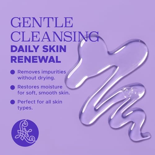 Luseta Lavender & Collagen Body Wash for Women and Men, Moisturizes and Soothes the Skin with Calming Aroma, Enhances Hydration Shower Gel Body Wash, Sulfate & Paraben-Free 33.8oz