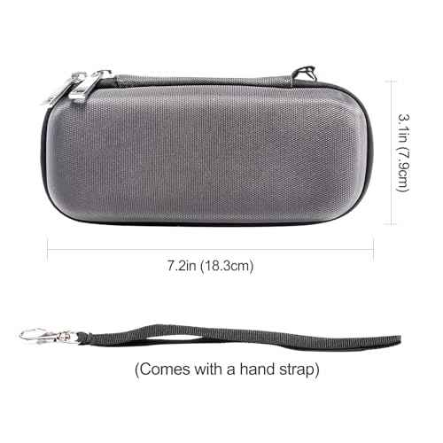 ProCase Hard Travel Carrying Case for Hybrid Electric Trimmer and Shaver, Portable Hybrid Razor Organizer Storage Bag Fit QP2630 QP2620 QP2530 QP2520 and Accessories -Carbon