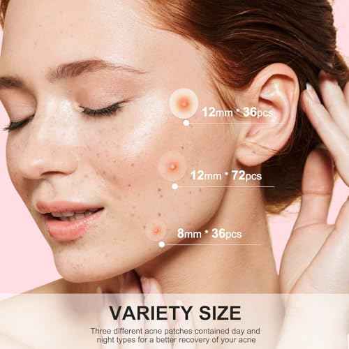 AVJONE Pimple Patches for Face(144 Patches), Hydrocolloid Acne Patches with Tea Tree Oil, pimple stickers for Breakouts, Absorbs Zit, Invisible Spot Cover and Blemish