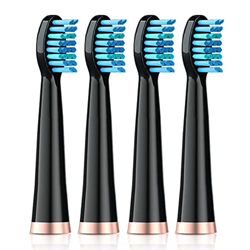 Rtauys Replacement Brush Heads for Rtauys M5 Electric Toothbrush，Electric Toothbrush Heads for Rtayus M5 Toothbrush，4 Pcs Blue