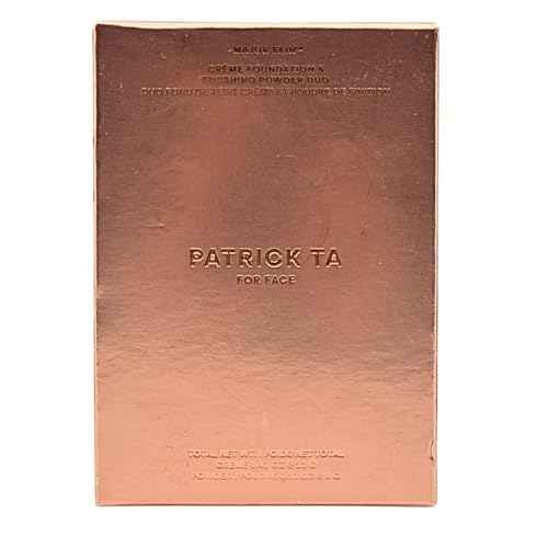 PATRICK TA Major Skin Cr?me Foundation & Finishing Powder Duo ? Medium 3 Golden Warm, Buildable Medium Coverage Cream & Blurring Powder Compact