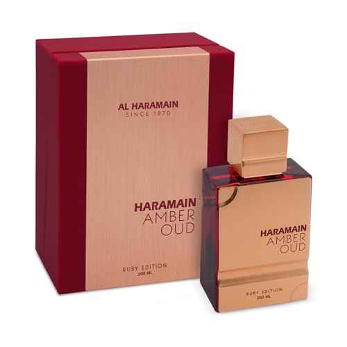 Al Haramain Amber Oud Ruby Edition Eau De Parfum Spray for Unisex, 6.7 Ounce