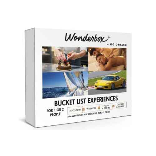 Wonderbox - Original Gift Idea - Experience Gift - Bucket List Experiences - 1 Activity to Choose from a Selection: Ferrari Driving, Dolphin Watching, Speedboat, Airboat for Gators Watching...