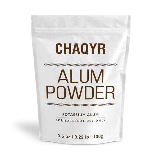 Alum Powder Granulated Potassium Alum Mineral Salt, 3.5 oz, for Deodorant, Leather Tanning, Foot Soak, External Use
